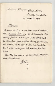 Auguste Nompar de Caumont, duc de La Force - Lettre autographe signée à Thierry Maulnier – Éloge d'Henri IV, Louis XIII et Richelieu – 1949