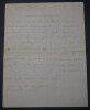 Andr&eacute; de FOUQUI&Egrave;RES, Homme de lettres - LETTRE AUTOGRAPHE SIGN&Eacute;E 1923. Andr&eacute; de FOUQUI&Egrave;RES