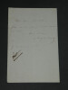 Samuel Henry BERTHOUD &eacute;crivain - LETTRE AUTOGRAPHE SIGN&Eacute;E &Agrave; Charles De LAROUNAT. Samuel-Henry BERTHOUD