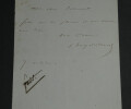 Samuel Henry BERTHOUD &eacute;crivain - LETTRE AUTOGRAPHE SIGN&Eacute;E &Agrave; Charles De LAROUNAT. Samuel-Henry BERTHOUD
