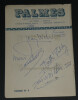 Jean WEBER, Vall&eacute;e VALDY, Lucien BAROUX et d'autres - Autographes issus d'un carnet d'autographes, 1950. Jean WEBER, Vall&eacute;e VALDY, Lucien BAROUX