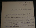 Henri de NOUSSANNE, Journaliste - LETTRE AUTOGRAPHE SIGN&Eacute;E SUR UN ARTICLE, 1902. Henri de NOUSSANNE