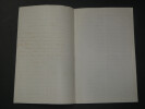 Gustave WORMS, lettre autographe sign&eacute;e, 4 pages, remerciement &agrave; COQUELIN A&icirc;n&eacute;. Gustave WORMS