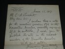 Tsuruishi HAYASHI - LETTRE AUTOGRAPHE SIGNEE A Charles-Ange LAISANT, Japon, 1917. Tsuruishi HAYASHI