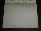 Tsuruishi HAYASHI - LETTRE AUTOGRAPHE SIGNEE A Charles-Ange LAISANT, Japon, 1917. Tsuruishi HAYASHI
