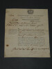 Reconnaissance de d&eacute;claration pour la Contribution Patriotique - 1791. Sieur Lertelle