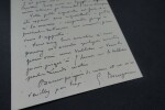 BOURGAIN Gustave - LETTRE AUTOGRAPHE SIGN&Eacute;E, MARS 1894. Gustave Bourgain