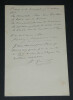 Henry LYONNET, &eacute;crivain - LETTRE AUTOGRAPHE SIGN&Eacute;E &Agrave; Henri CHENU, 1928. Henry LYONNET