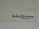 Hubert YENCESSE - Dessin original sign&eacute; au crayon - &Eacute;lan gracieux. Hubert Yencesse