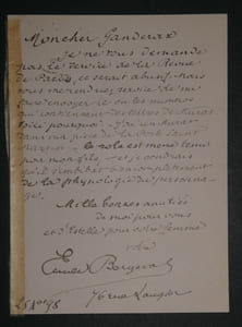 LETTRE AUTOGRAPHE SIGNÉE À Louis GRANDERAX, JOACHIM MURAT, 1898