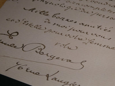 LETTRE AUTOGRAPHE SIGNÉE À Louis GRANDERAX, JOACHIM MURAT, 1898