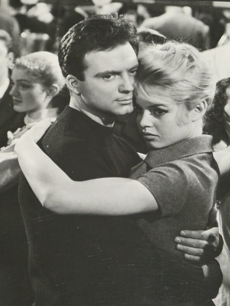 Brigitte BARDOT, Franco INTERLENGHI - Photo originale, "En cas de malheur", 1958. Brigitte BARDOT, Franco INTERLENGHI