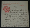 Jean Wladimir BIENSTOCK - LETTRE AUTOGRAPHE &agrave; Aur&eacute;lien LUGN&Eacute;-POE, 2 pages. BIENSTOCK, Jean Wladimir
