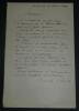 Corneille L. LANDR&Eacute; - LETTRE AUTOGRAPHE SIGN&Eacute;E, 1879, Dordrecht. Corneille L. LANDR&Eacute;