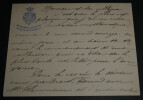 Giulio LAZZERI, Math&eacute;maticien - LETTRE AUTOGRAPHE SIGN&Eacute;E A C.A. LAISANT, 1908. Giulio LAZZERI