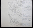 Pierre NORD - LETTRE AUTOGRAPHE SIGN&Eacute;E A Roger VALUET, Monte-Carlo, 1957. Pierre NORD