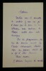 HUSSONMOREL Val&eacute;ry - LETTRE AUTOGRAPHE SIGN&Eacute;E, PARIS, 1884. Val&eacute;ry Hussonmorel