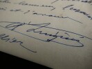 LUIGINI Alexandre - LETTRE AUTOGRAPHE SIGN&Eacute;E, CONCERTS BELLECOUR, 1892. Alexandre Luigini