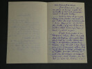 Paul Collet - Lettre autographe sign&eacute;e - Amiens et Nivelles - 1928. Paul COLLET