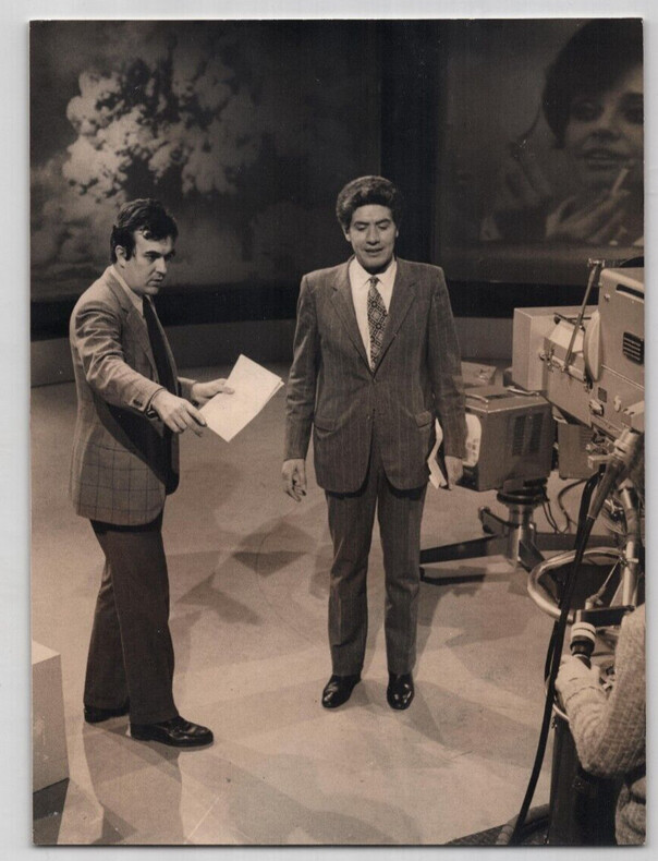Photographie de Luciano Pinelli & Fortunato Pasqualino, tournage "BOOMRANG". Luciano Pinelli & Fortunato Pasqualino