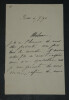 Robert d'ANDIGN&Eacute; - LETTRE AUTOGRAPHE SIGN&Eacute;E, 2 pages, 2 juillet 1890. Robert d'ANDIGN&Eacute;