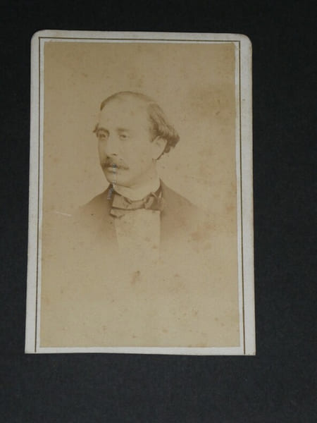 Lucien-Anatole Pr&eacute;vost-Paradol - Photographie Format cabinet 5.5 x 8.9 cm. Lucien-Anatole Pr&eacute;vost-Paradol