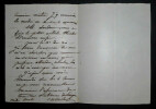 M&eacute;lanie WALDOR - Lettre autographe sign&eacute;e. M&eacute;lanie Waldor
