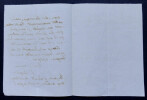 Emile AUGIER - LETTRE AUTOGRAPHE SIGN&Eacute;E. Emile Augier