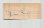Norma SHEARER - autographe authentique sur papier 14,5 x 6,5 cm. Norma Shearer