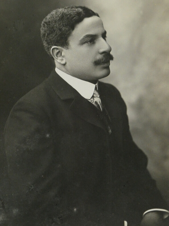 Maurice DONNAY - Photographie 14 x 10,5 cm, par Henri MANUEL. Maurice DONNAY