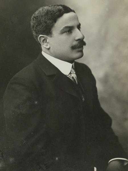 Maurice DONNAY - Photographie 14 x 10,5 cm, par Henri MANUEL. Maurice DONNAY