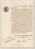 Pouvoir sign&eacute; Claude Roger-Marx – Collection coh&eacute;rente de 50 auteurs & musiciens. Claude Roger-Marx