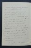 LETTRE AUTOGRAPHE SIGN&Eacute;E &Agrave; Louis GALLET, "Le Pompon" 1881. Etienne H&eacute;mery