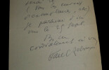 Paul REBOUX, Ecrivain - LETTRE AUTOGRAPHE SIGN&Eacute;E, 1946. Paul Reboux