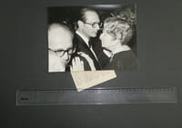 Photographie noir et Blanc d'époque années 70 AFP Jacques CHIRAC Bal d'Avril 78