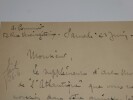 LETTRE AUTOGRAPHE SIGN&Eacute;E, ART MODERNE DE L'ATLANTIQUE. Albert Pommier