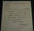 Louis-Benjamin FRANCOEUR, Math&eacute;maticien - LETTRE AUTOGRAPHE SIGNEE, Paris, 1813. Louis-Benjamin FRANCOEUR