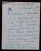 Henriette ROGGERS, Actrice - LETTRE AUTOGRAPHE SIGN&Eacute;E. Henriette ROGGERS