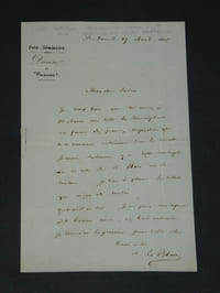 Abbé Aimé LE BLANC - LETTRE AUTOGRAPHE SIGNÉE À Désiré JARDIN - 1850