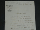 Abb&eacute; Aim&eacute; LE BLANC - LETTRE AUTOGRAPHE SIGN&Eacute;E &Agrave; D&eacute;sir&eacute; JARDIN - 1850. Abb&eacute; Aim&eacute; LE BLANC