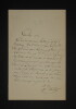 BELOT Adolphe - LETTRE AUTOGRAPHE SIGNEE Monogramme gauffr&eacute;. Adolphe Belot