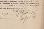 Pouvoir sign&eacute; par Jules Mary – Collection coh&eacute;rente de 50 auteurs & musiciens. Jules Mary