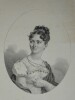 Charles de LASTEYRIE Lithographie Melle DUMOUCHELLE n&deg;30 Journal des spectacles. Charles de Lasteyrie