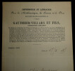 Jean-Albert GAUTHIER-VILLARS - CARTE AUTOGRAPHE SIGN&Eacute;E A Charles-Ange LAISANT. Jean-Albert GAUTHIER-VILLARS