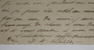 ANSCHUTZ Jacques Albert CARTE LETTRE AUTOGRAPHE SIGN&Eacute;E, CENDRILLON, BAREGES 1899. Jacques Albert Ansch&uuml;tz