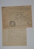 BONFILS Robert - LETTRE AUTOGRAPHE SIGNEE, JUIN 1916. Robert Bonfils