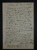 COMETTANT Oscar - Lettre autographe sign&eacute;e, Soci&eacute;t&eacute; Protectrice de l'Enfance, Paris 1882. Oscar Comettant