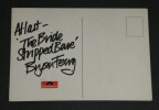 Bryan FERRY - Carte publicitaire avec signature pr&eacute;imprim&eacute;e. Bryan FERRY