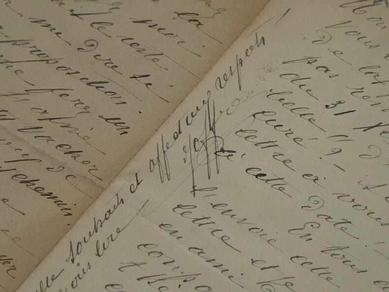 Abb&eacute; Joffre - Lettre autographe sign&eacute;e &agrave; Mr Blanchot - GUERRE 14/18 - 4 pages. Abb&eacute; Joffre