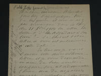 Abbé Joffre - Lettre autographe signée à Mr Blanchot - GUERRE 14/18 - 4 pages